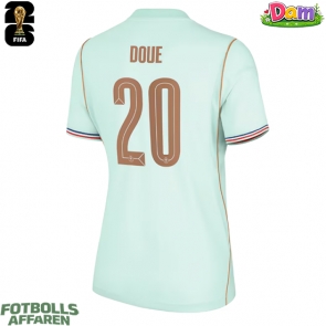 Frankrike Desire Doue #20 Bortatröja Kvinnor VM 2026 Kortärmad